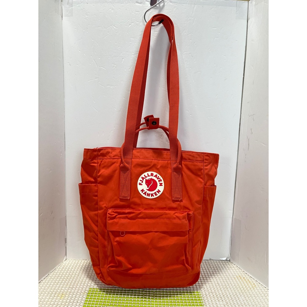 Fjallraven Kanken Totepack Orange Convertible Backpack Shoulder Bag G-1000 GOOD